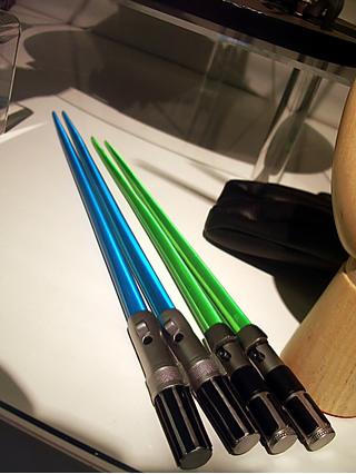 A perfect replica of the Star Wars Lightsaber 