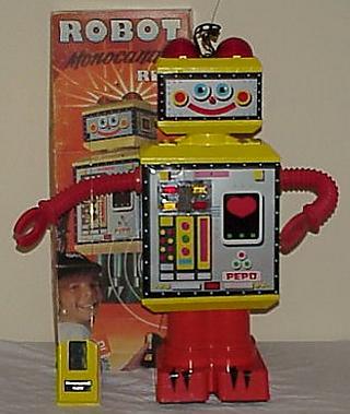 Pepo Robot. Spain. 1960’s. Cute smiley robot