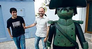 Nearly life-size Click in the streets of Denia (Valencia, Spain)