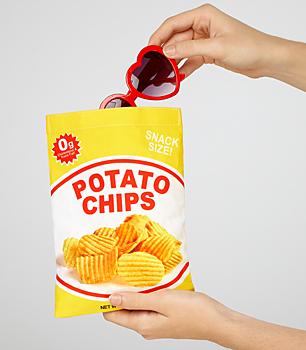 It's the size of a small bag of potato chips