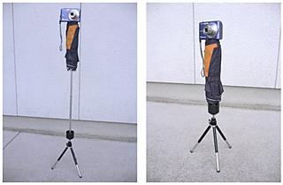 This is how Nyambrella looks when used as a tripod