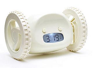 Clocky, the crazy alarm clock that hides from you