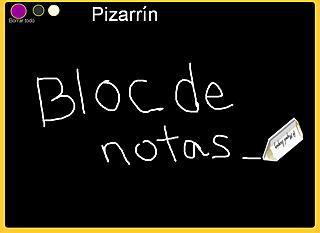 Use Pizarrín as a note pad