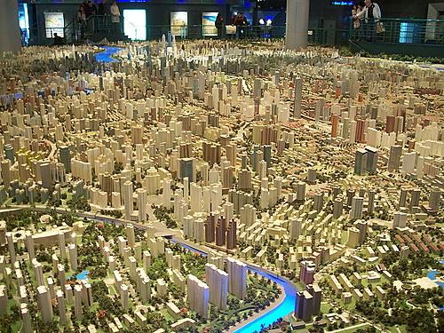 Największa makieta 3D na świecie - Szanghaj