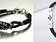 They’re designer bracelets that discharge static electricity