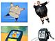 Two versions of Inspector Gadget's gadgets