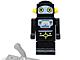Robot USB in black