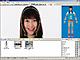 The software helps you fit your picture in the template