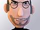 Extreme close-up of Apple's president