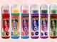 Flavored lip gloss featuring different Skittles flavors