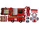 Your cat’s fire truck, folded
