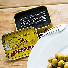 Fourchettes apéritif boîte à sardines