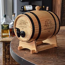 Fût en bois pour servir le vin ou le whisky