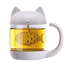 Tasse à thé en forme de chat