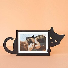 Cadre-photos avec tête de chaton