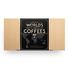 Coffret cadeau contenant les meilleurs cafés du monde. 14 sachets