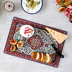 Planche à découper en forme de tapis persan