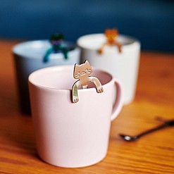 Cuillères à café en forme de chaton