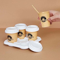 Set de tasses à café en porcelaine Take Away