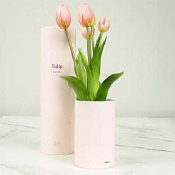 Tulipes artificielles réalistes avec parfum