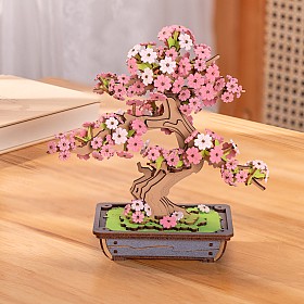 Maquette en bois de bonsaï Sakura
