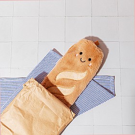 Bouillotte en forme de baguette