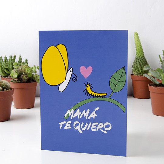 Une carte de vœux pour maman