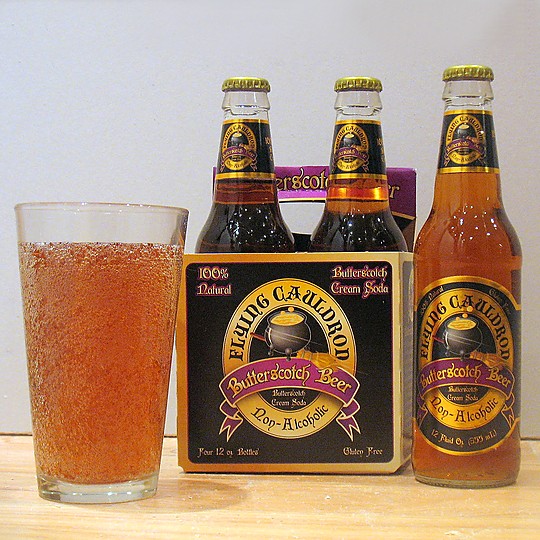 Le célèbre Flying Cauldron Butterscotch butterbeer (bière au caramel)