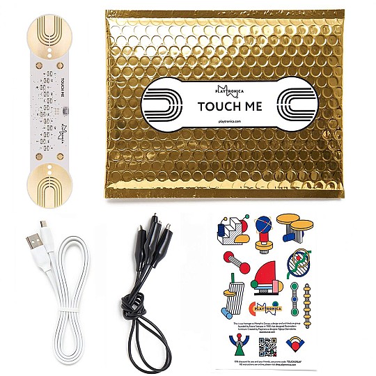 Le pack comprend un câble USB, une enveloppe de protection, l'appareil et 2 pinces crocodiles.