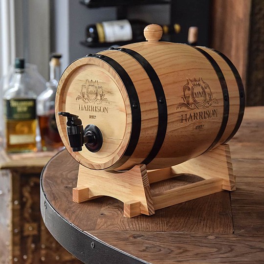 Tonneau en bois pour servir le vin ou le whisky