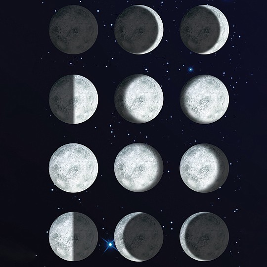 Découvrir les 12 phases de la lune