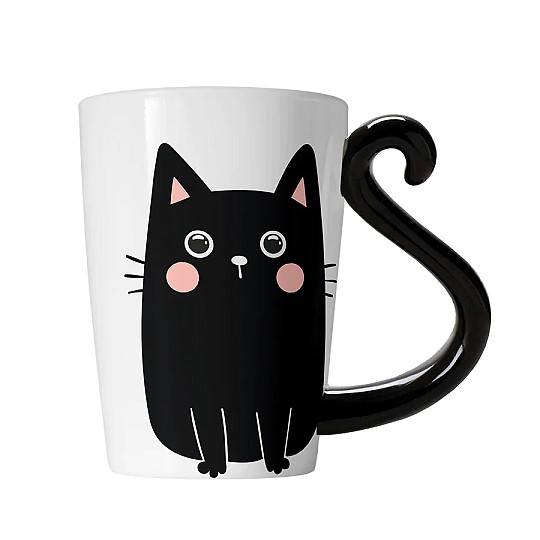 Mug Kitty noir