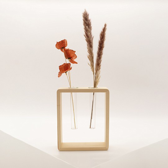 Vase double minimaliste