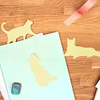 Notes autocollantes sur les chats