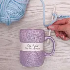 Mug en forme de pelote de laine