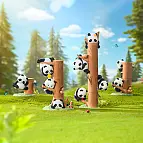 Boîte aveugle Panda roll : grimper aux arbres fruitiers