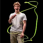 ZipString Jouet en corde qui flotte dans l'air