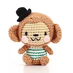 Kit pour réaliser un amigurumi en forme de singe au crochet