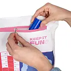Poche zippée pour ranger les pièces