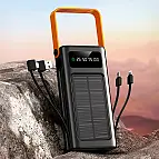 Batterie externe solaire portable de 20 000 mAh