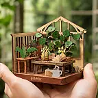 Mini-maquette de la salle de cours d'herbologie de Harry Potter