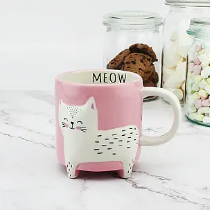 Mug en relief avec chat