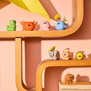 Boîte surprise avec mini vase en forme d'animal 