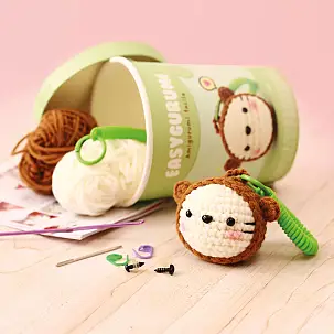 Kit d'amigurumi facile : faites votre propre porte-clés