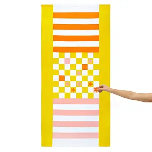 Serviette de plage originale du jeu Checkers