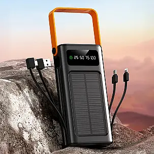 Batterie externe solaire portable de 20 000 mAh