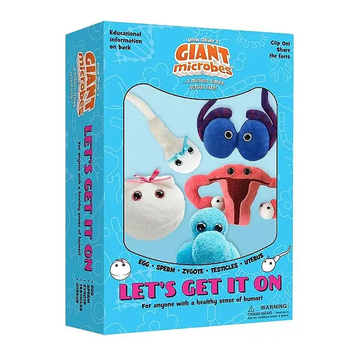 Boîte d'animaux en peluche pour la reproduction humaine