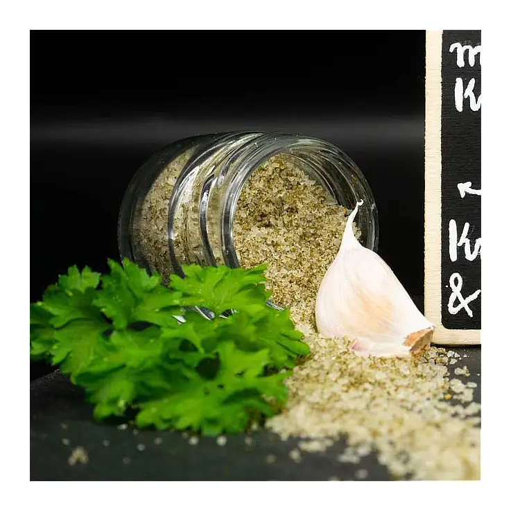 Sel de mer avec ail et persil