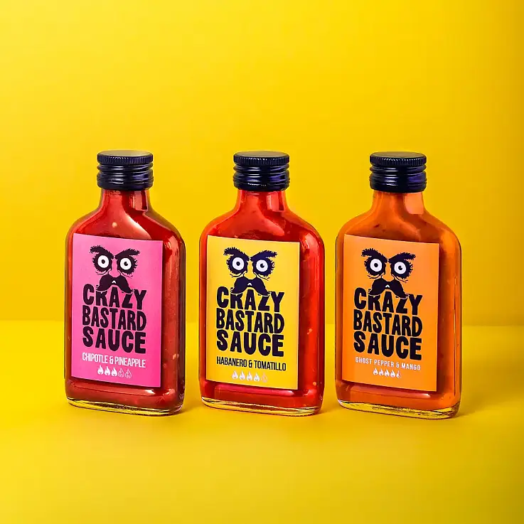 Set de sauce piquante Crazy Bastard