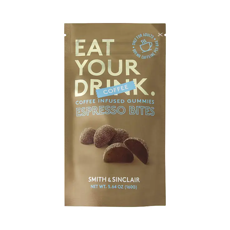 Mangez votre boisson Gummies à l'espresso